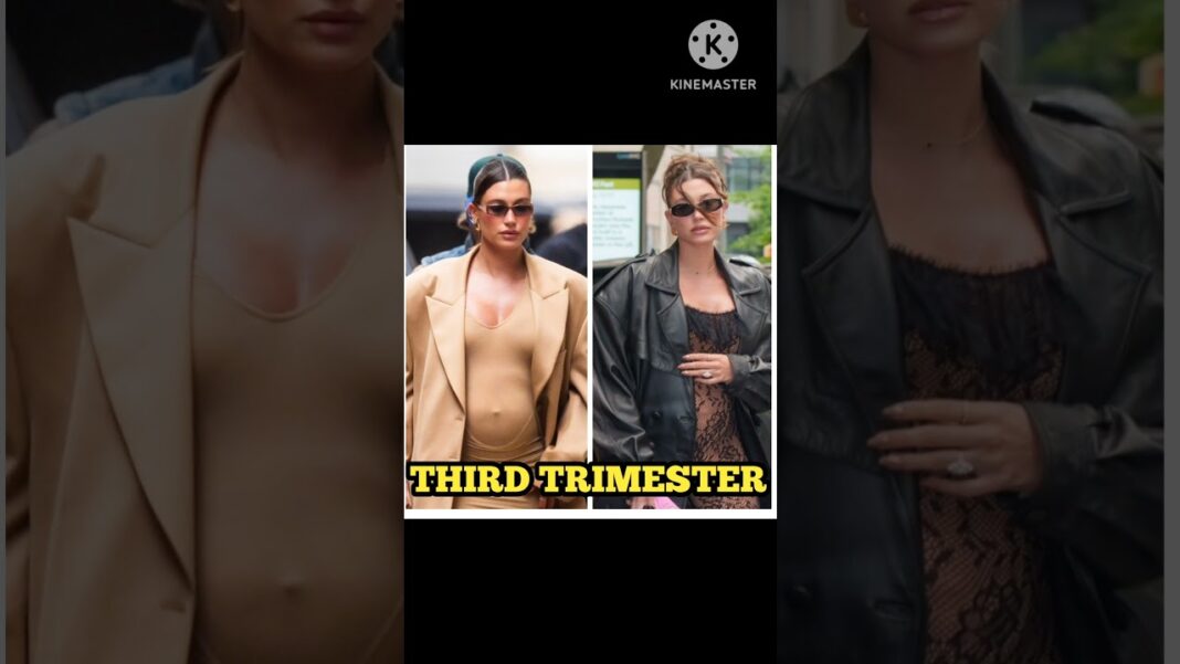 "Hailey Bieber CONFIRMS She's in Her Final Trimester!" #celebritynews #trendingshorts #haileybieber