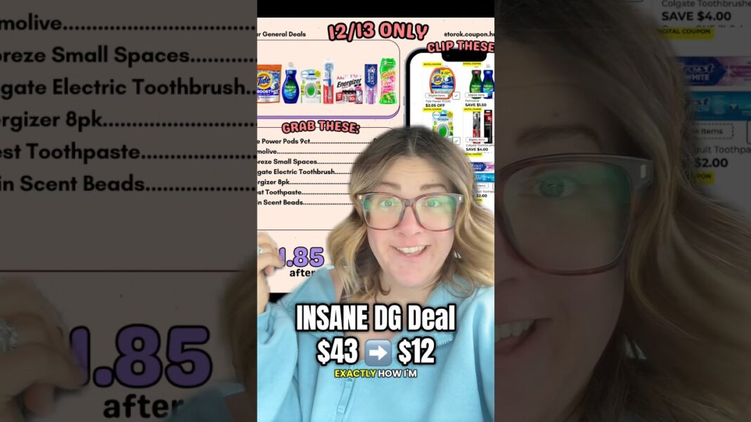 Dollar General Coupon Deal for 12/13! #couponing #dollargeneralcouponing