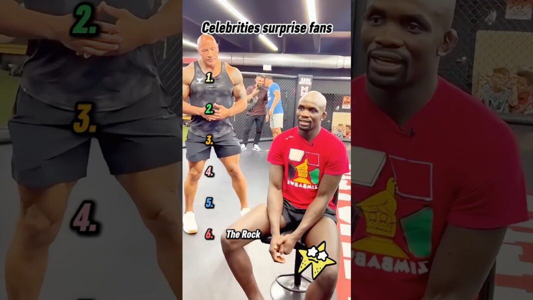 Celebrities surprise their fans!#us #celebrity