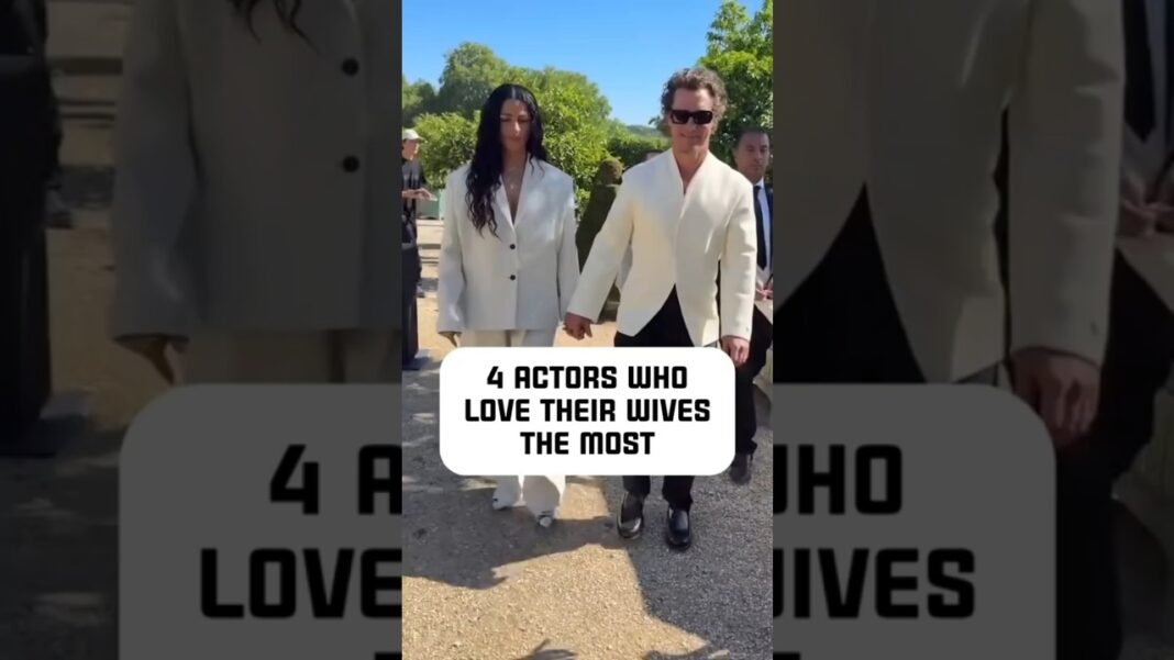 4 actors who love their wives the most #celebrity #celebritynews #celebrities #fyp #hollywood #usa