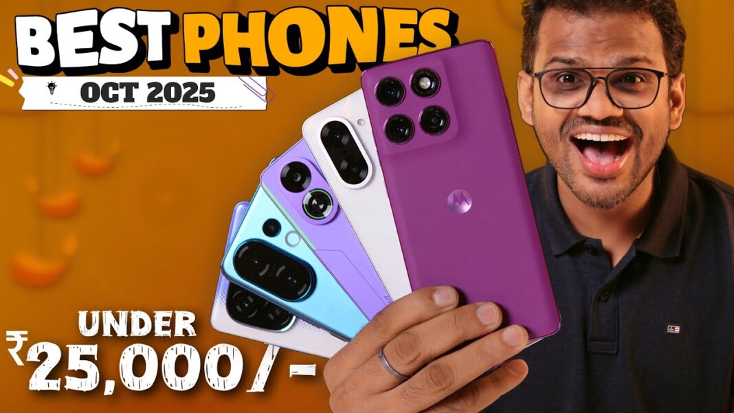 TOP 5 Best Phone Under 25000 – OCTOBER 2025 🔥 Best 5g Mobile Under 25000