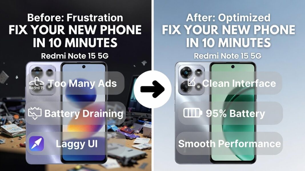 Xiaomi Redmi Note 15 5G – First Things to Do, Tips, Tricks & Fixes