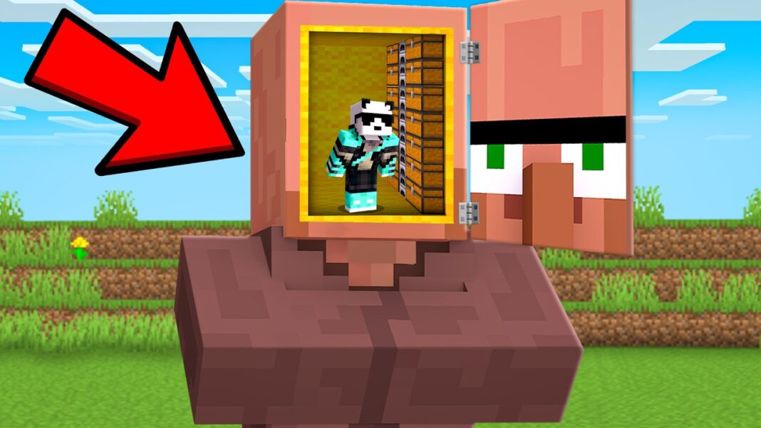 I Built a Secret Base INSIDE DOORBIN in Minecraft!