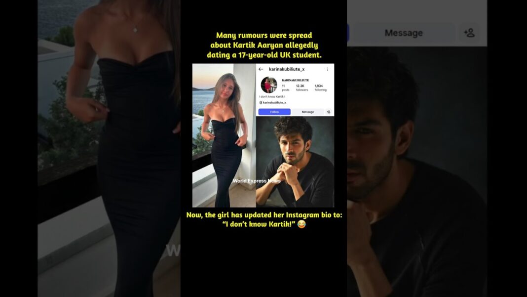 Kartik Aryan dating uk student 😍 #shorts