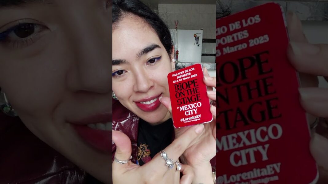 haciendo freebies para el concierto de jhope en mexico