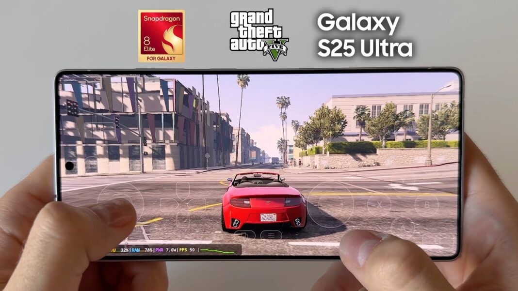 Samsung S25 Ultra GTA V Gaming Test | Snapdragon 8 Elite | GameHub PC Emulator