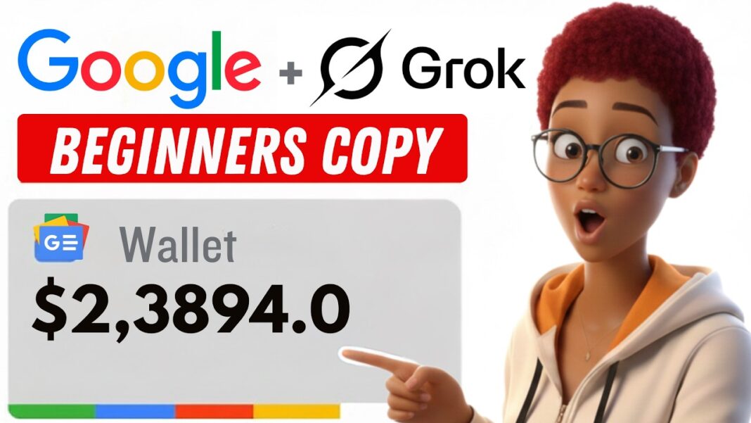 $150/Day? Make Money with the NEW Google AI & Grok For Free (beginner friendly)