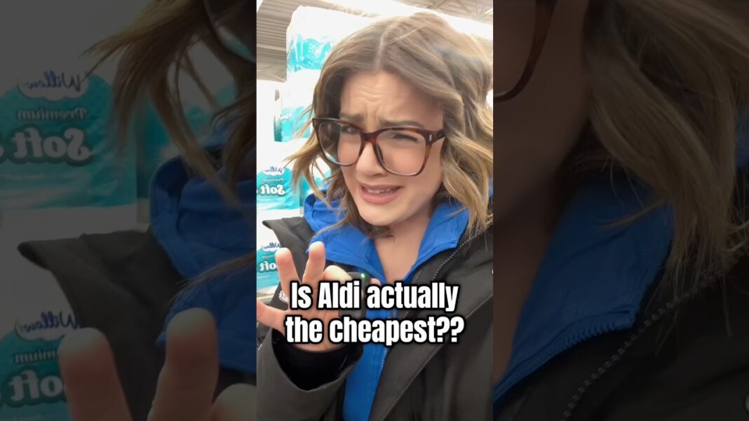 Are Aldiโs prices actually the best? Are are they secretly charging you more? ๐ #aldi #couponing