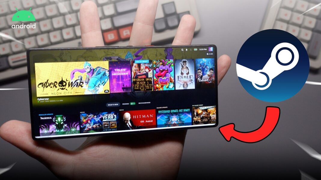 PC Games no Android em 4 MINUTOS! Celular virou STEAM DECK de BOLSO com app GAMEHUB | TUTORIAL