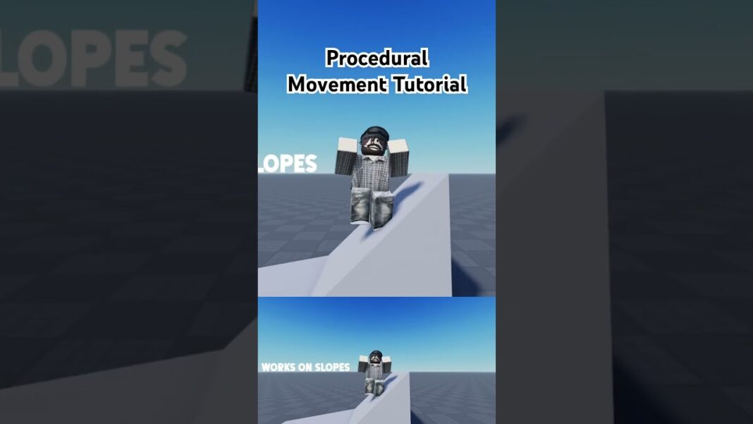 How To Make A Procedural Movement System #roblox #shorts #tutorial #gaming