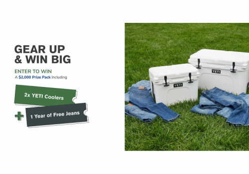 Win 2 Yeti Coolers and a Year of FREE Jeans!