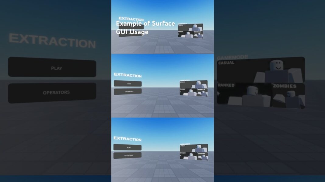 Using my previous tutorial to enhance the menu gui! #roblox #shorts #viralvideo