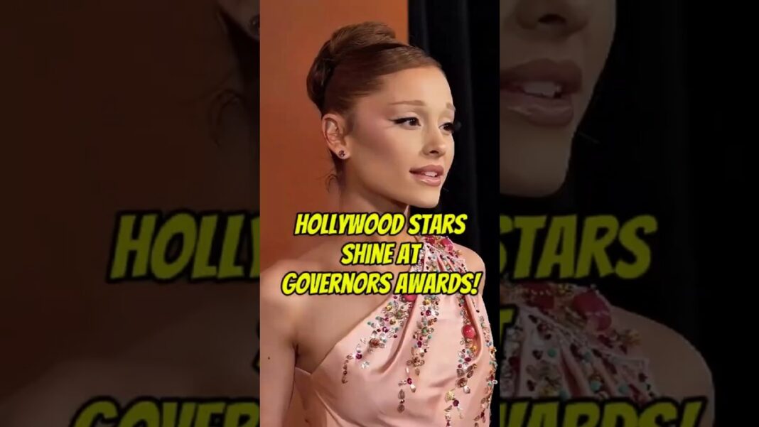 Hollywood Stars Shine at Governors Awards! #celebritynews #usa #hollywood