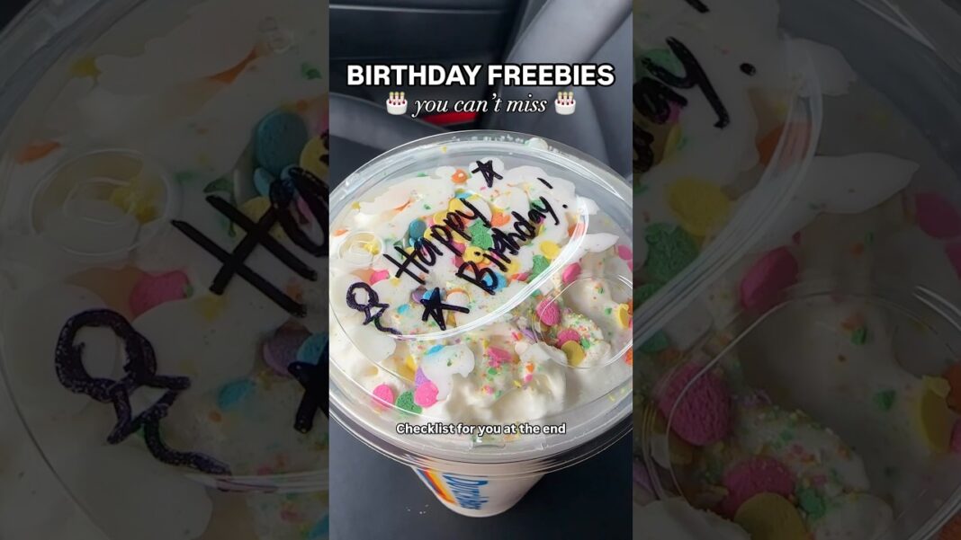 Which birthday freebie is your favorite!? 🤩🎂 #birthday #birthdaycelebration #birthdaygift #free