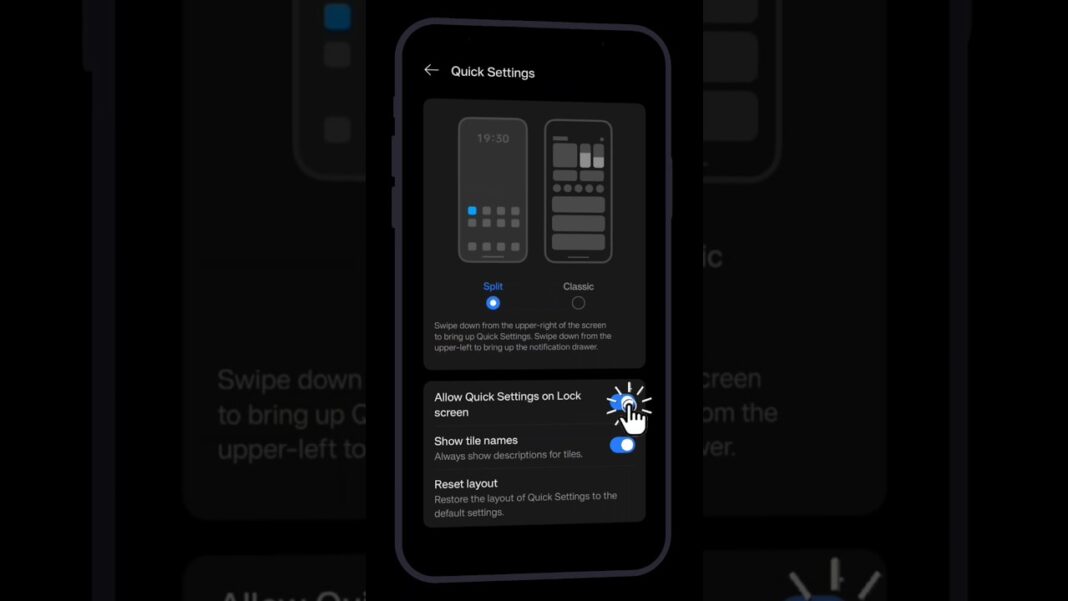 OnePlus Lock Screen Se Quick Settings Kaise Enable Kare? 🔓⚙️| #oneplus #shorts
