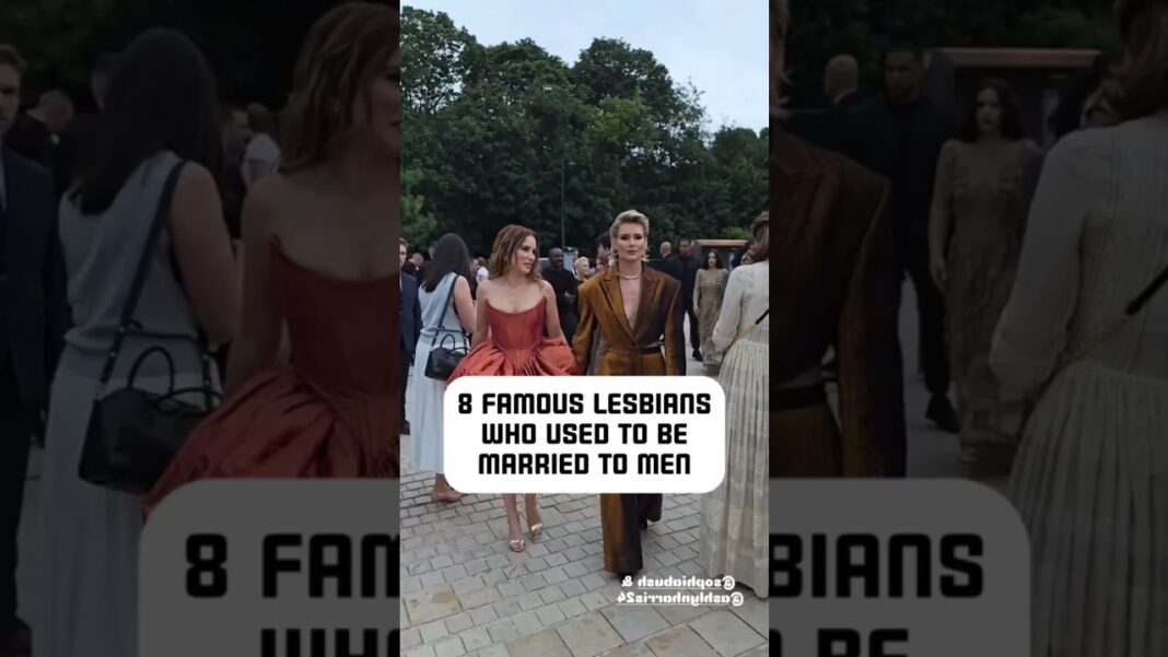 8 famous lesbians who married to men #celebritynews #celebrity #hollywood #facts #fyp #movie