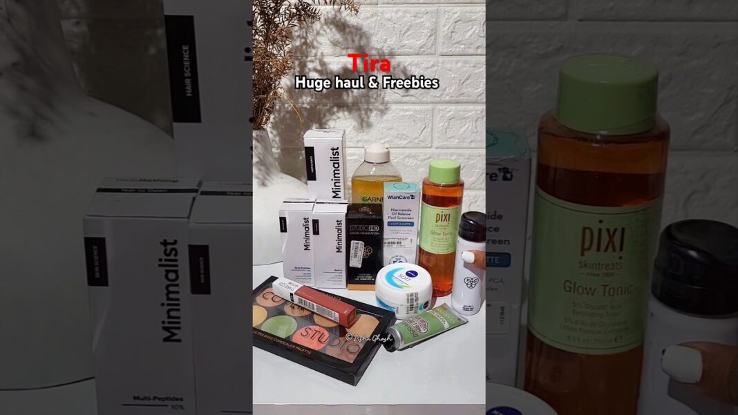 Huge Tira Haul With 18 Full & Mini Freebies | Tira Sale Haul | Skincare & Makeup Haul | Disha Ghosh