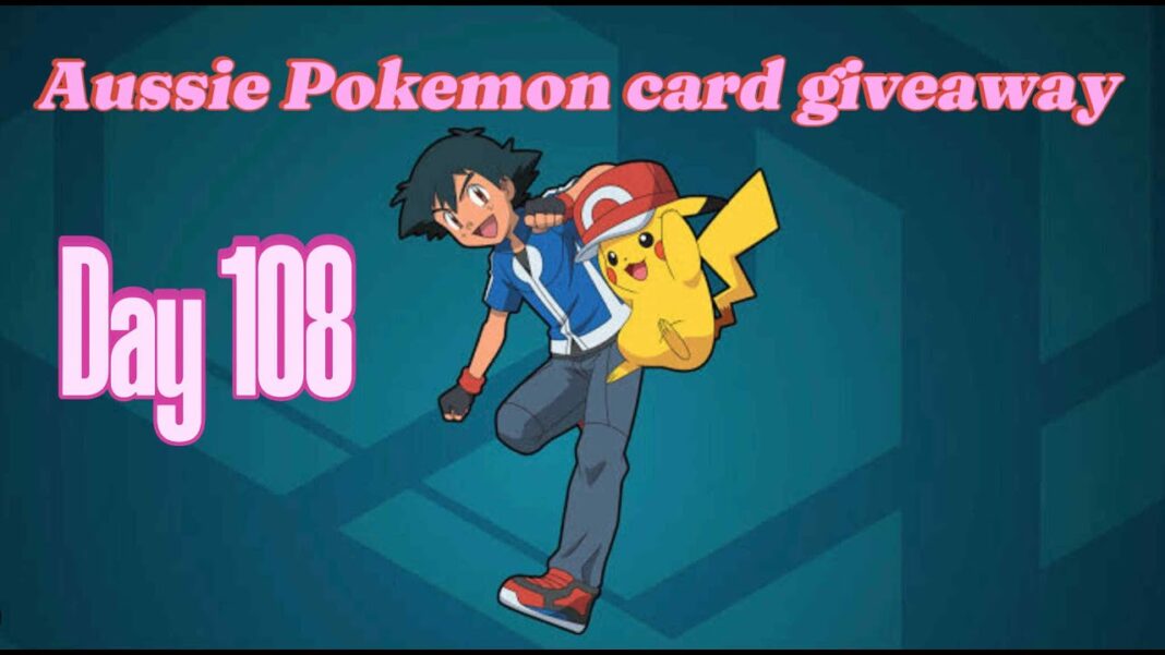Australia Pokemon card giveaways LIVE day 108 opening paldean fates packs #pokemon 4,000 hours Today