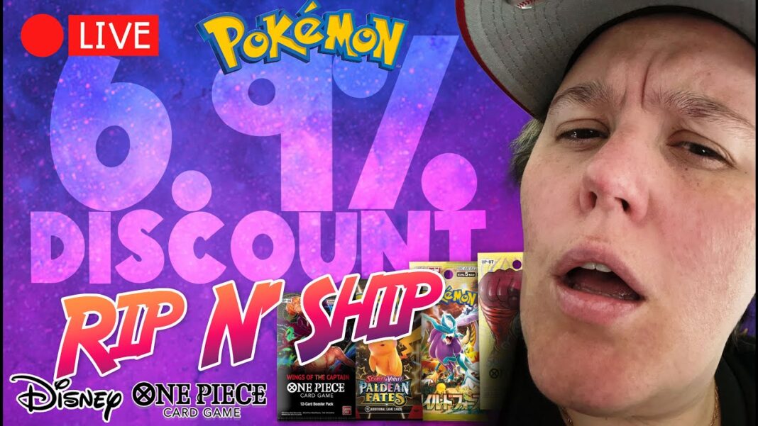 🚨LIVE🚨CHEAP PACKS SALE: Rip n' Ship & giveaways – Pokemon, One Piece and more!