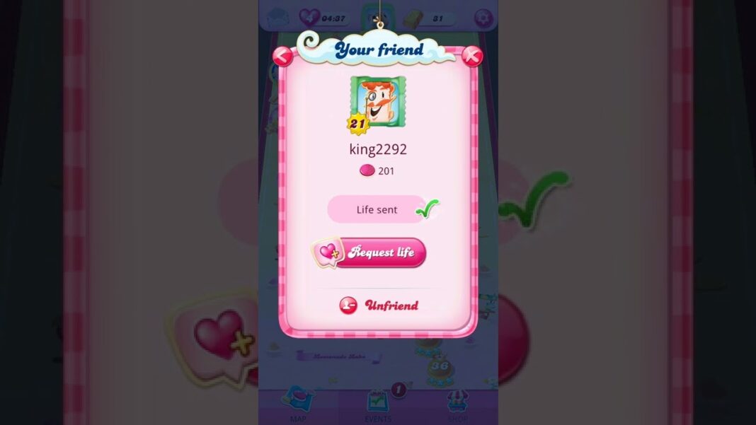 how to send a life and request a life on candy crush saga