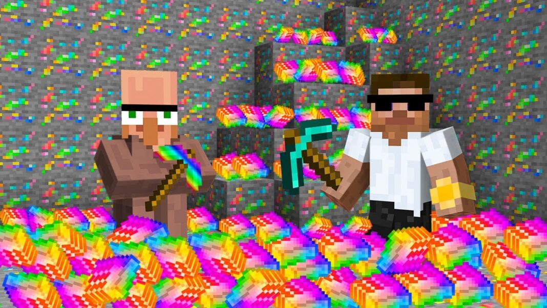 MINING 1 MILLION RAINBOW AVARITIA BLOCK IN MINECRAFT !!!