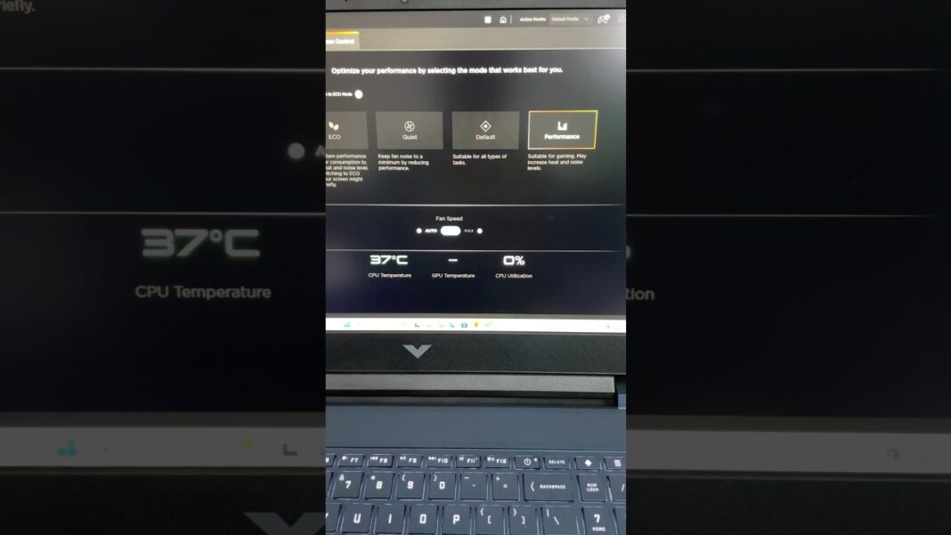 Omen Gaming Hub Features on HP Victus Gaming Laptop| #youtubeshorts #viral #shorts #performance