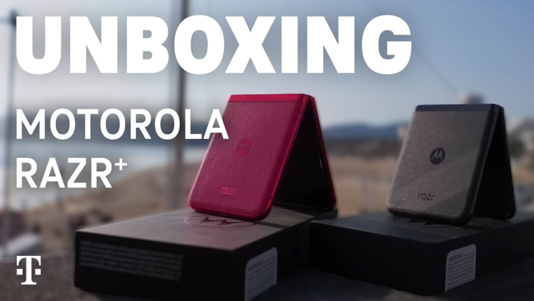 Motorola Razr+ Unboxing: 5G Flip Phone in Viva Magenta | T-Mobile