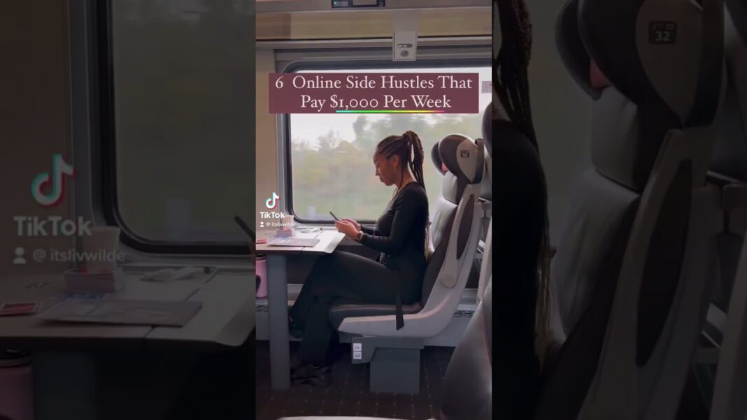 6 Online Side Hustles That Pay $1,000 Per Week: APPLY NOW!