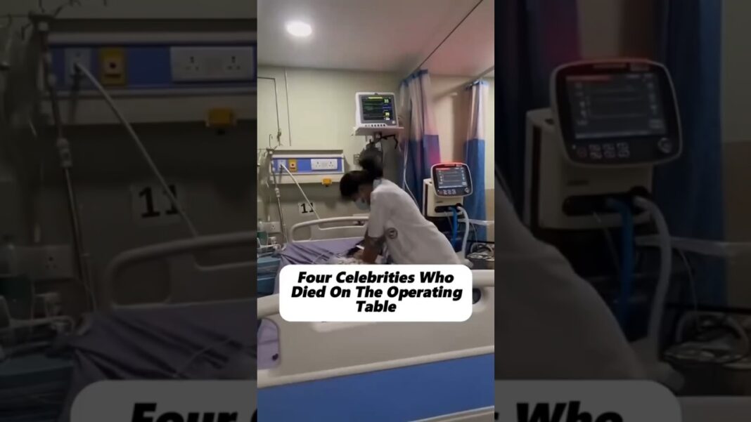4 celebs who died on the operating table #celebrity #celebritynews #viral #shorts #usa