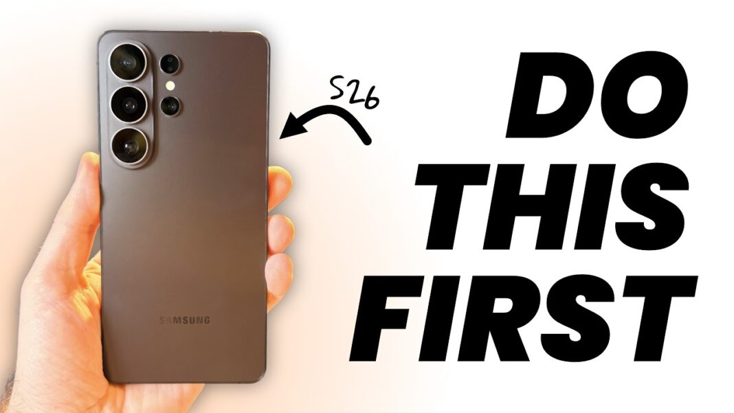 Galaxy S26 Ultra – First Things to Do! ( Tips & Tricks )