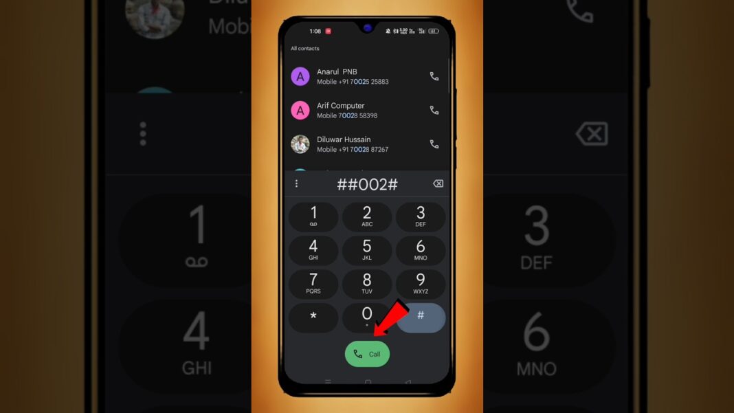 Call Forwarding Deactivate Code 🔥 Android Tips and Tricks #shorts