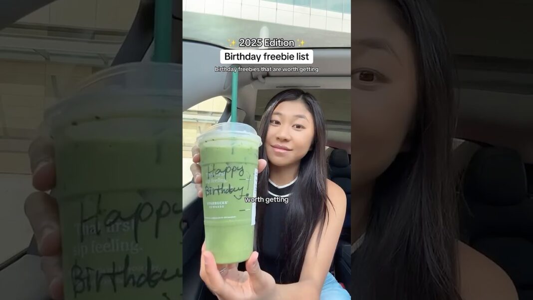 Best birthday freebies worth getting in 2025 #moneysavingtips #budgetfriendly