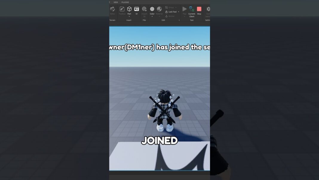 How to make Owner Joined Message in roblox studio tutorial #robloxstudio #robloxstudiotutorial