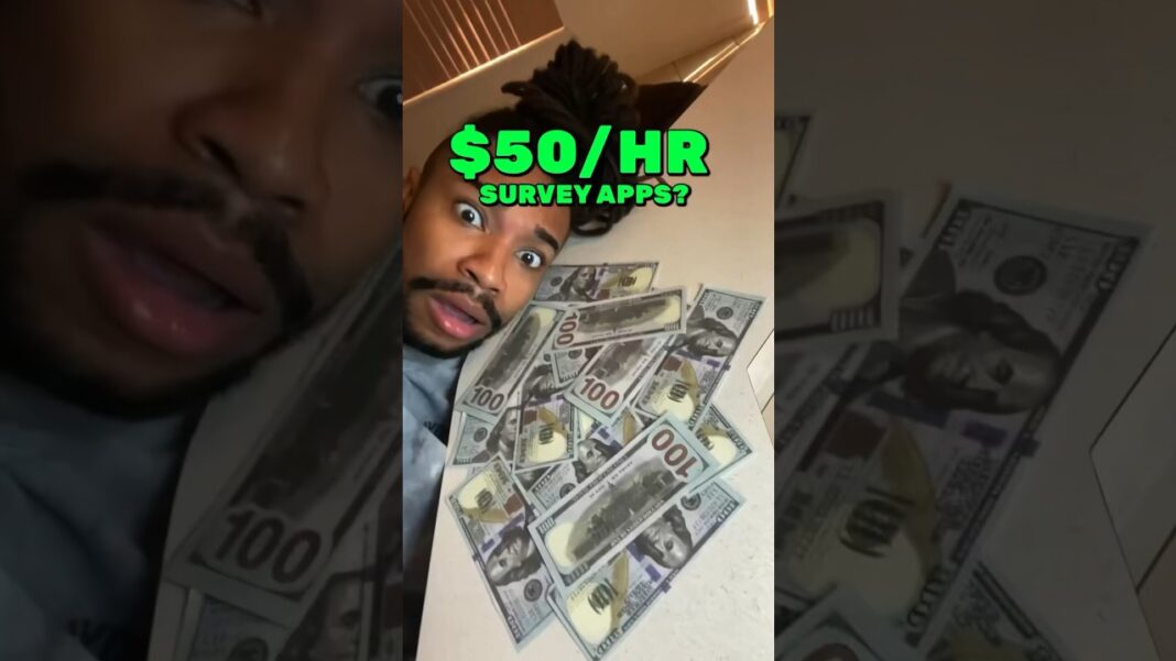 $50/hr with survey apps?