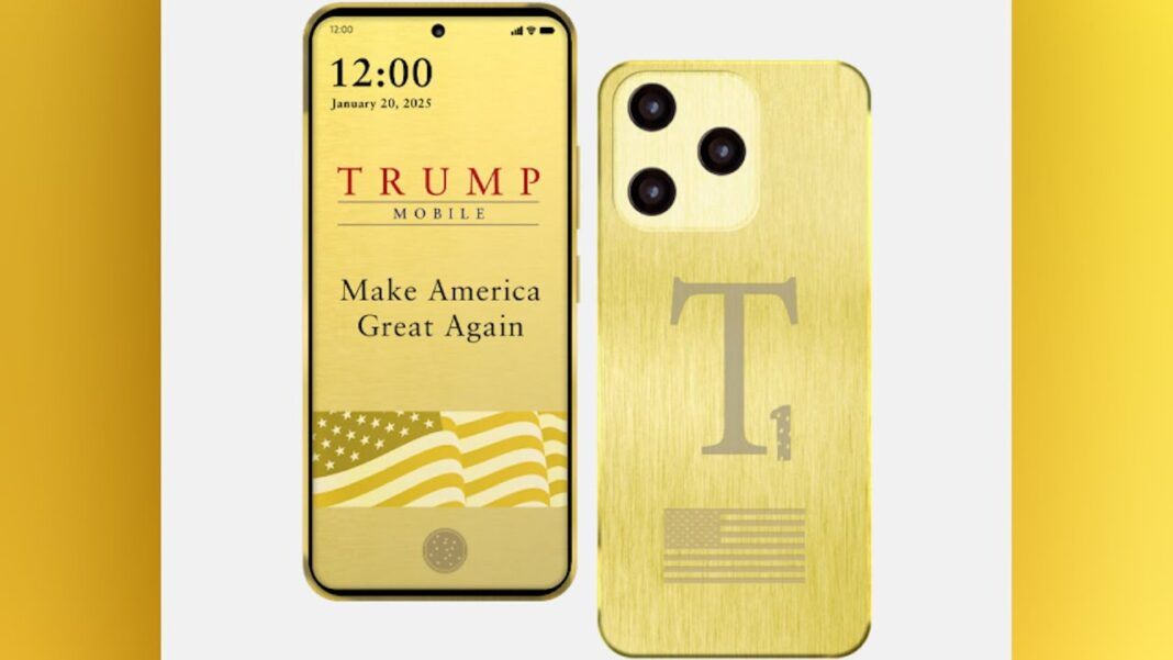 Trump Enters Mobile Space With Self-Branded Gold Phone