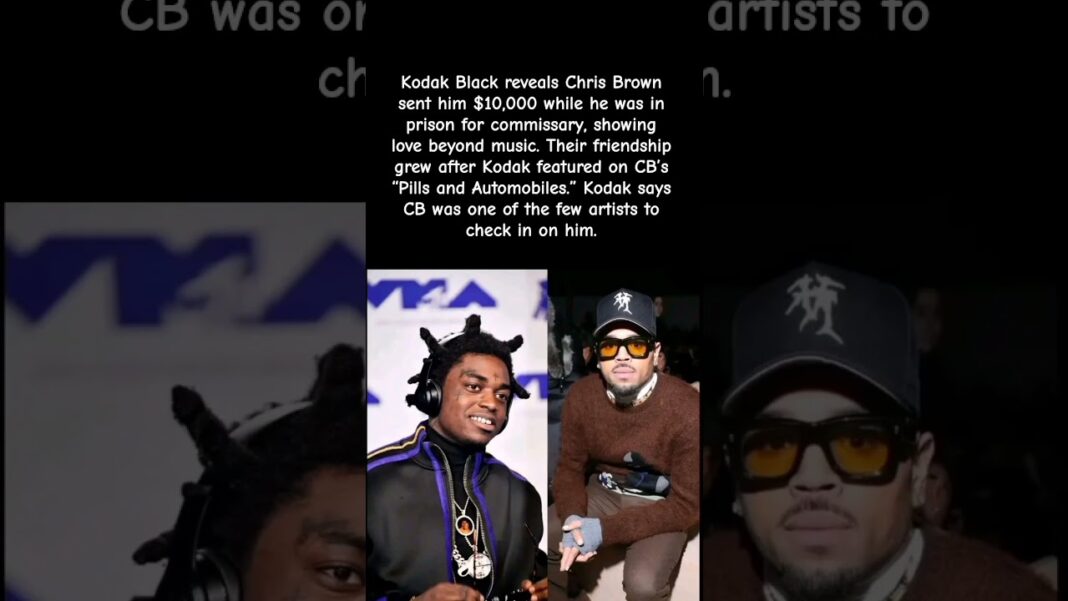 “Chris Brown Sent Kodak Black $10K in Prison?! 😱” #celebrity