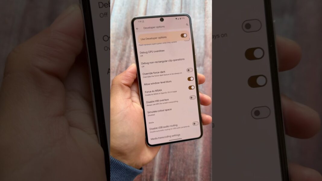 This Developer Settings option is so useful! #android