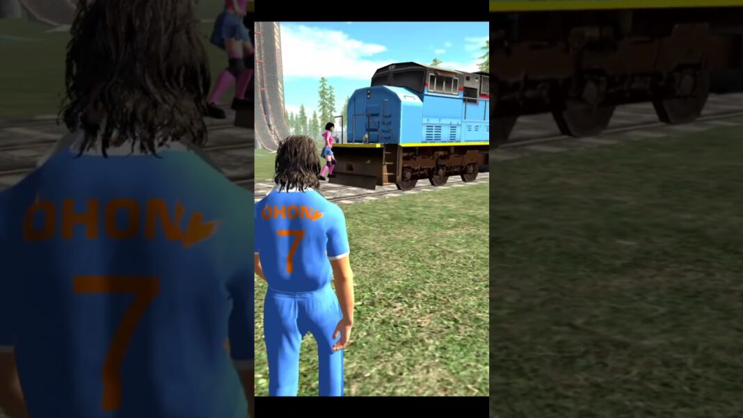 Can We Stop The Train in Indian Bike Driving 3D 🤯🔥 Secret Train Feature #indianbikedriving3d #shorts