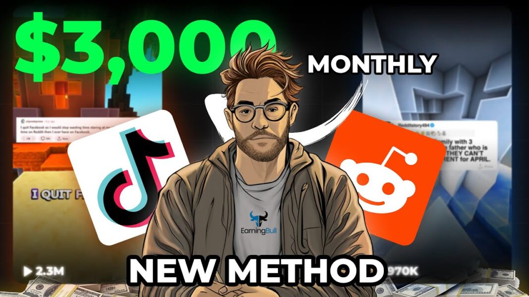 Earn $3000 Per Month with Reddit Stories TikTok ( TikTok Faceless Niche 2024 )