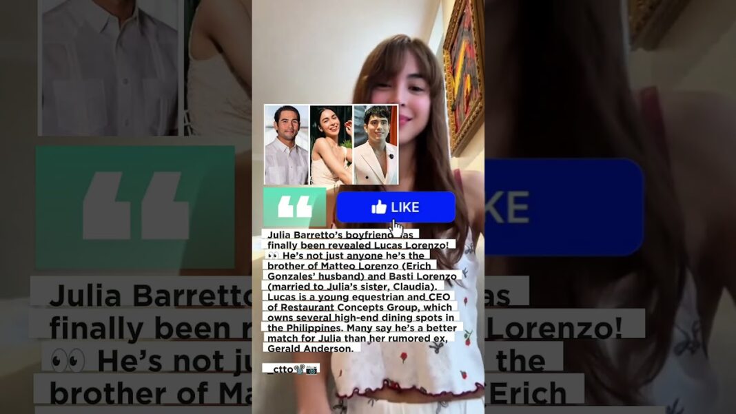 Julia Barretto’s Boyfriend Revealed! 😱 Meet Lucas Lorenzo #CelebrityNews #EntertainmentBuzz #julia