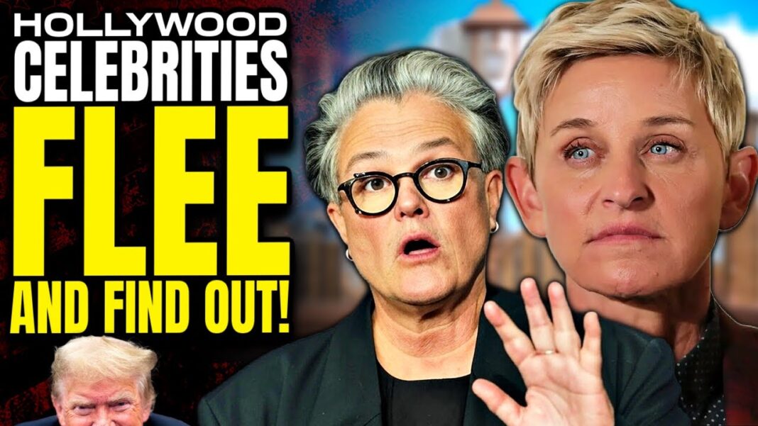 Hollywood Celebrities FLEE USA for Europe Only to Be STUCK in Red State Tropical Nation!