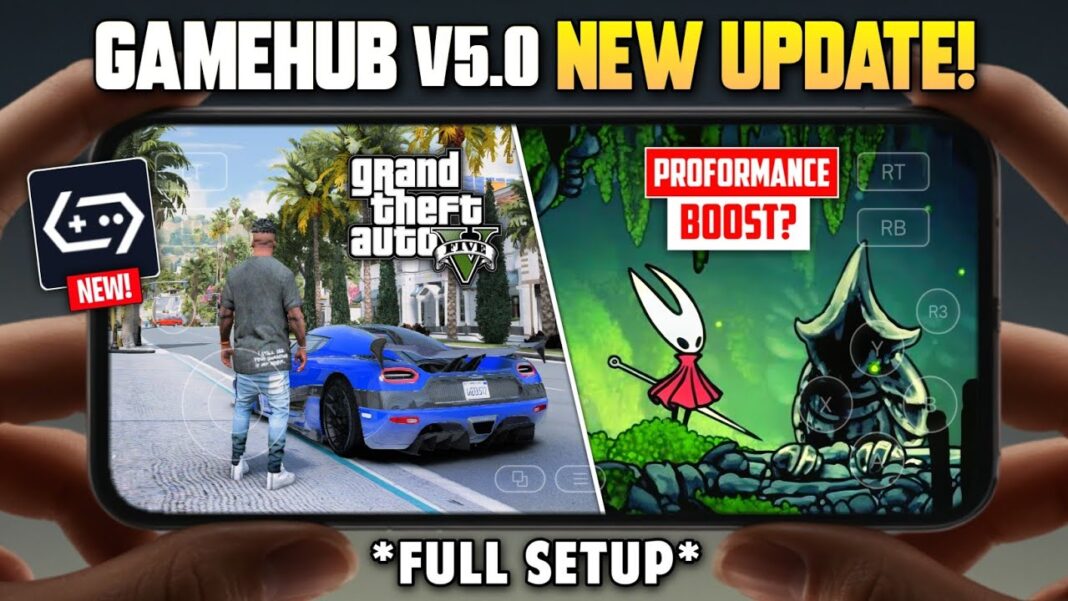 🚀 New GameHub V5.0 is OUT! Full Setup & Best Settings + Gameplay Test (GTA 5 & Silksong)
