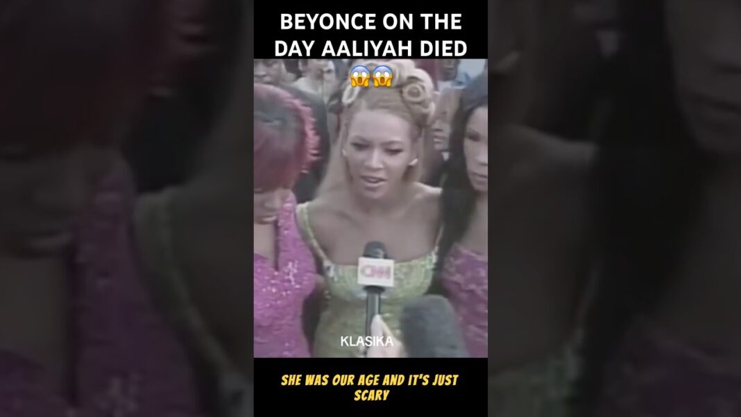 What BEYONCE Said After AALIYAH DIED 😱 #beyonce #aaliyah #shorts