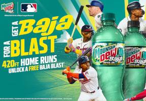 FREE 20 oz Mountain Dew Baja Blast